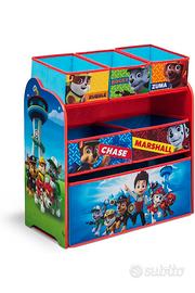 Organizer portagiochi Paw Patrol con cestelli