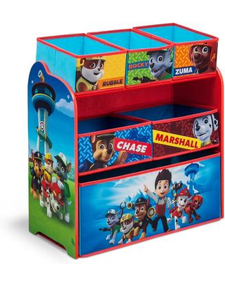Organizer portagiochi Paw Patrol con cestelli