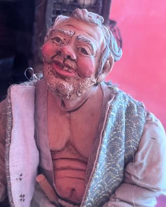 Oste presepe napoletano in stile 700