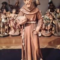 scultura in legno san francesco d assisi 