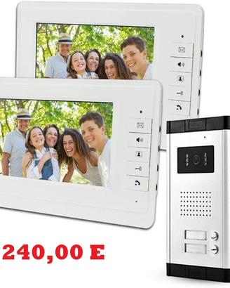 Videocitofono a Colori 7 Pollici Impermeabile F