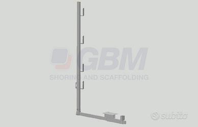 Parapetto anticaduta da fissare sottogronda