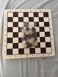 Gioco tavola da dama e da tria