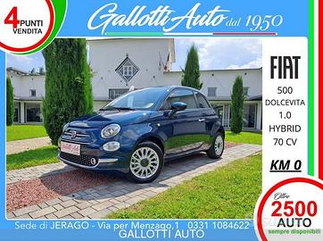 FIAT 500 1.0 Hybrid Dolcevita-PROMO GALLOTTI 1950