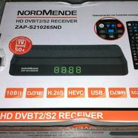 DECODER tv DVBT2 - SAT (T2+S2) ZAP S210265N