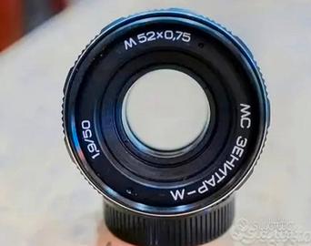 Obiettivo ritratto Zenitar-M 50mm f1.9 M42