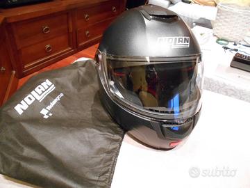Nolan N90.2 Classic N-COM Lava Grey, PARI AL NUOVO