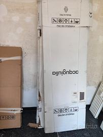 Box doccia nero opaco 3 lati 70x115x70cm con porta