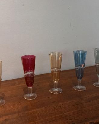 bicchieri a floute vintage