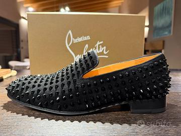 Louboutin dandelion spikes mocassini borchie tg 43