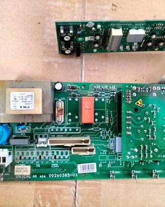 Scheda caldaia Unical con Display comandi