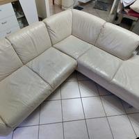 Divano Angolare in pelle