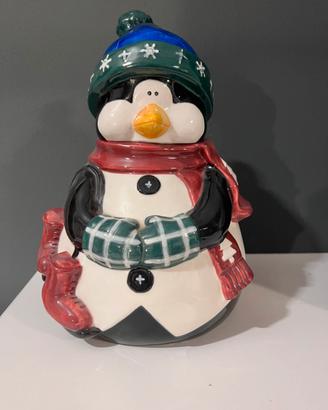 Vaso Pinguino porta biscotti