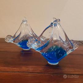 Coppia posacenere/portacaramelle anni 70