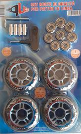 KIT RUOTE RICAMBIO PER PATTINI IN LINEA