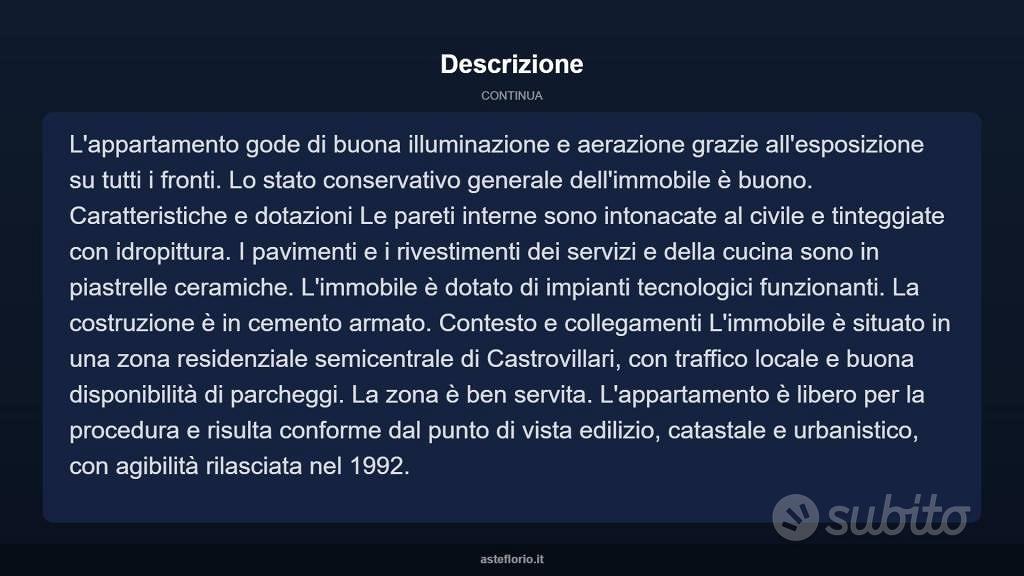 Appartamento – Castrovillari, Cosenza - Altro