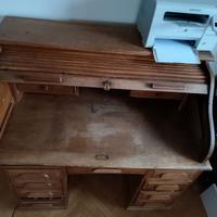 Scrivania a rullo antica