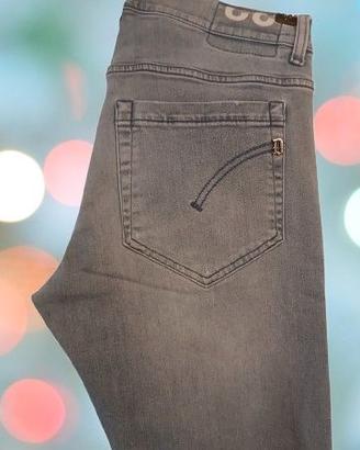 Blue jeans uomo in cotone scolorito skynny Dondup