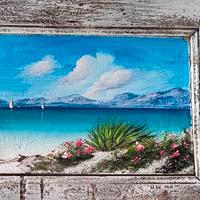 Quadro su telaio finestra