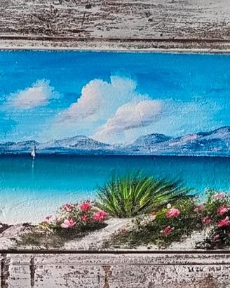 Quadro su telaio finestra
