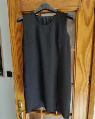 Tubino corto nero linea dritta – Tg. M/L