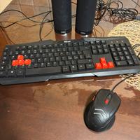 Trustmaster-T150+tastiera e mouse trust + casse