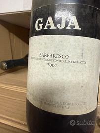 Vino bottiglia Barbaresco Gaja 2001
