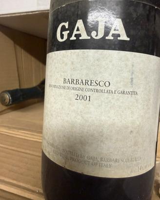 Vino bottiglia Barbaresco Gaja 2001