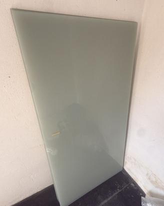 6 lastre di Vetro temprato verde celadon 140x45