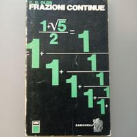 Matematica: Frazioni continue - Olds (raro, 1970)