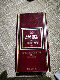 Profumo miniatura mignon Guerlain Habit rouge 4 ml