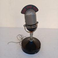 Microfono Vintage Con Radio FM Funzionante Pile