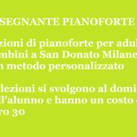 Docente pianoforte San Donato Milanese