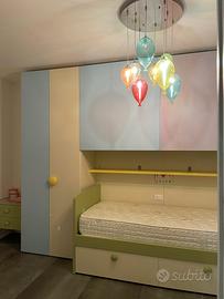 Armadio cameretta NIDI colori pastello