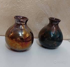 Coppia di vasi  anni '60 - '80  "Gatti di Faenza"