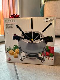 Set fonduta antiaderente  10 pezzi