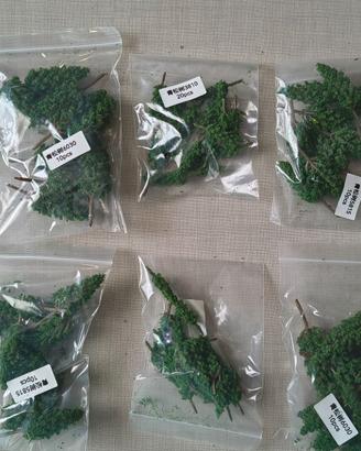Set Alberi Inzaccherati in Miniatura x Modellismo
