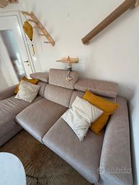 Divano 3 Posti con Chaise Longue Contenitore – Let