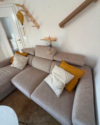 Divano 3 Posti con Chaise Longue Contenitore – Let