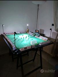 Subbuteo Stadio Illuminato Italia vs Brasile