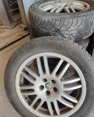 cerchi in lega da 17 per alfa 156 crosswagon 