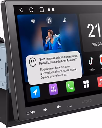 AUTORADIO ANDROID ATOTO A5LG110T 10" 2DIN 1DIN