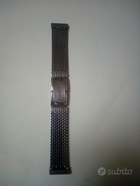 Cinturino vintage placcato oro bianco