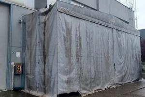 Capannone copriscopri mobile