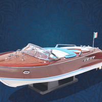 Modello Motoscafo Super Riva Aquarama legno