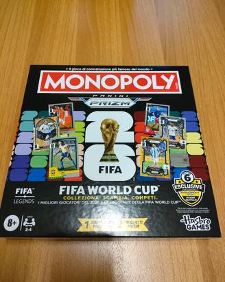 monopoly fifa world cup panini 2026 senza bustine