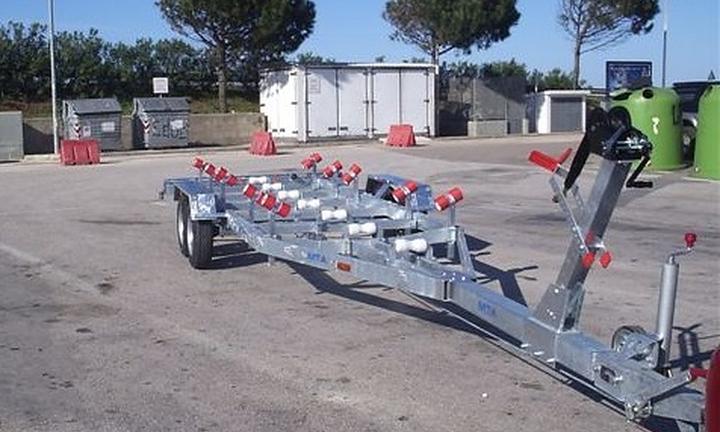 Carrello per barca MTA 24 Q.li 2.400Kg Doppio Asse