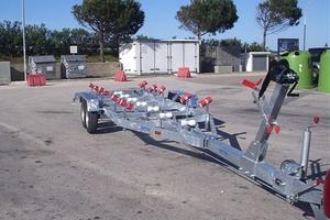 Carrello per barca MTA 24 Q.li 2.400Kg Doppio Asse