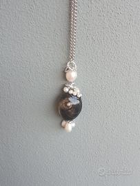 Collana mare con perle e conchiglie