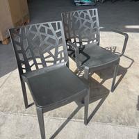 Sedia da esterno disponibile in vari colori